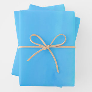 Blue as the Sky Abstract Art Wrapping Paper Sheets