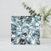 Blue asbtract glass texture (Standing Front)