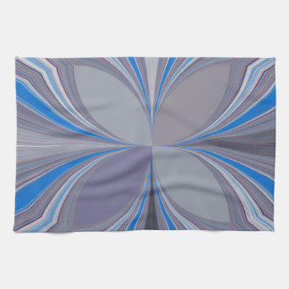 Blue Ash Gray Polka Dot Texture Art Print Towel