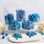 Blue Assorted Candy Buffet Assorted Candy Favors<br><div class="desc">Throw a spectacular party but don't forget to decorate with a fabulous Candy Buffet to match your theme! These Candy Buffets are perfect for wedding receptions, wedding showers, bachelor parties, bachelorette parties and all kinds of wedding related events. They feature Hershey's Kisses, Chocolate Balls, Frooties, Dum Dums and Sugar Coated...</div>
