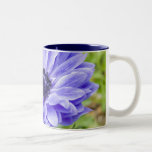 Blue Aster Flower Coffee Cup