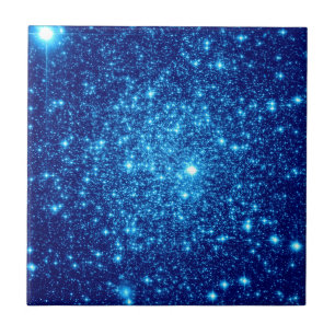 Blue Astral Glitter Tile