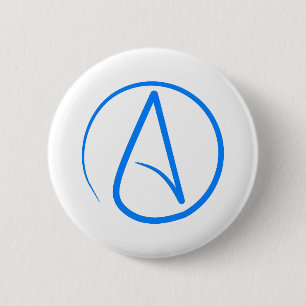 Blue Atheist A Button