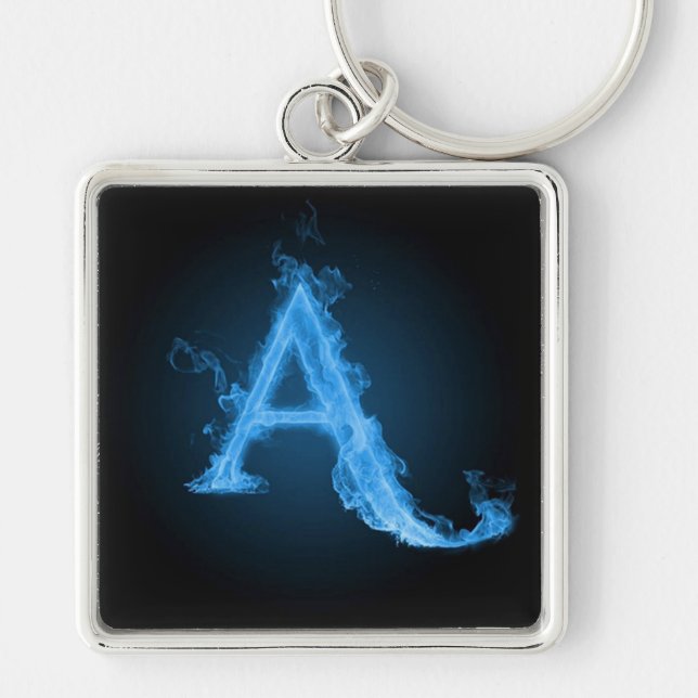 Blue Atheist A Keychain (Front)