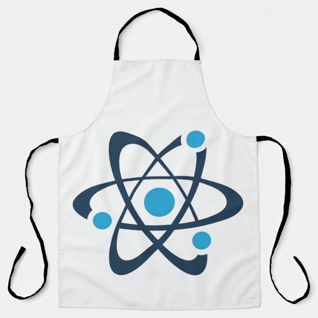 Blue Atom Science Design Apron