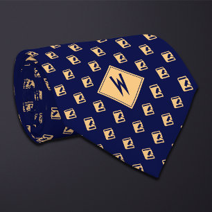 Blue Attorney Law Professor Neck Tie