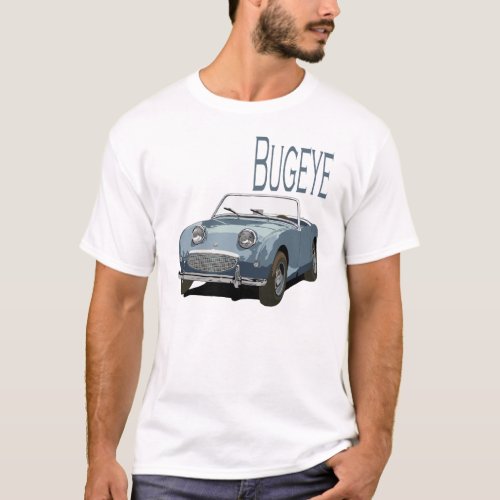 Blue Austin Healey Sprite T_Shirt