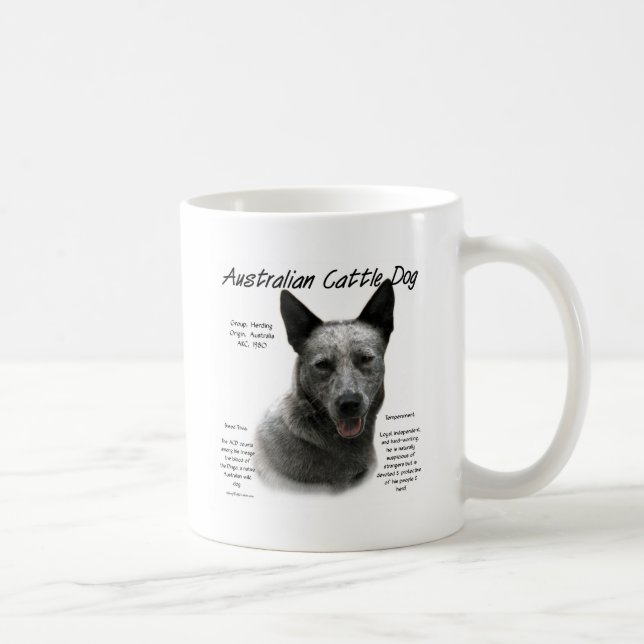Blue Australian Cattle Dog History; Blue ACD Coffee Mug (Right)