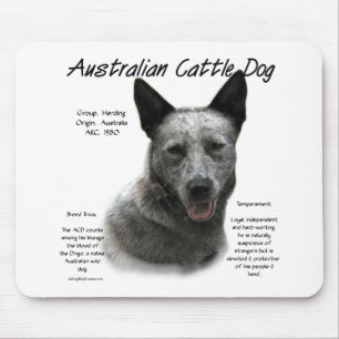 Blue Australian Cattle Dog History; Blue ACD Mouse Pad