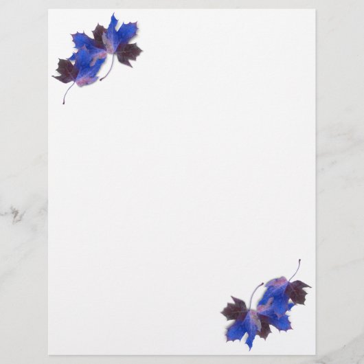 Blue Autumn Leaves (Front)