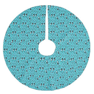 Blue Avalanche tree skirt