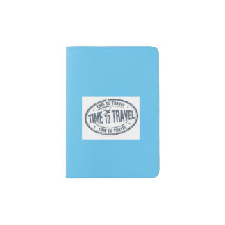 Blue Awesome Passaport Travaler Holder