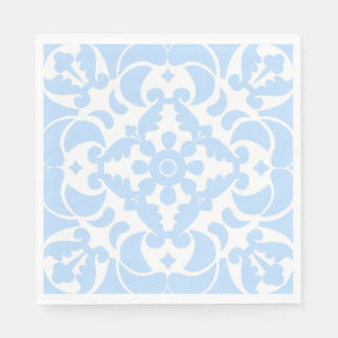  Blue Azulejos Portuguese Spanish Mediterranean Napkins