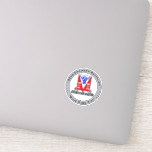 Blue Babe Vinyl Sticker