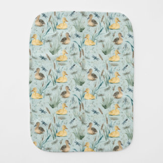 Blue Baby Accessories Duck Collection  Burp Cloth