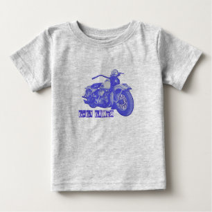 Blue Baby Biker T-Shirt