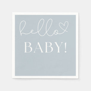 Blue baby boy baby shower  napkins