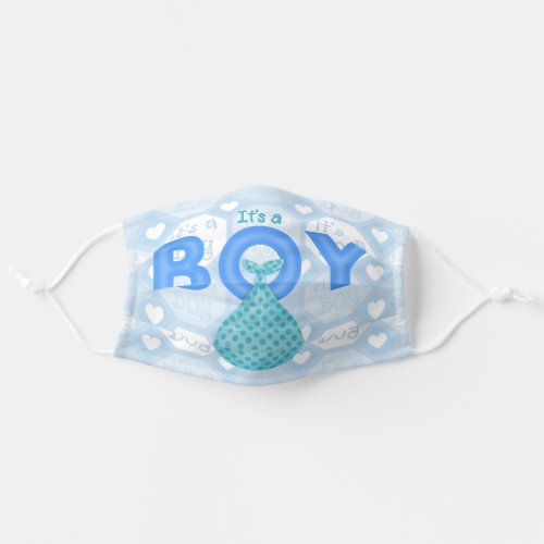 Blue Baby Boy Face Mask