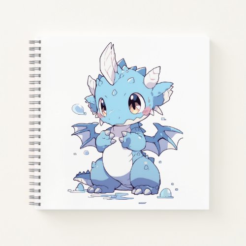 Blue Baby Dragon Notebook