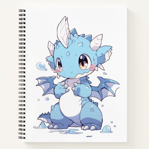 Blue Baby Dragon Notebook