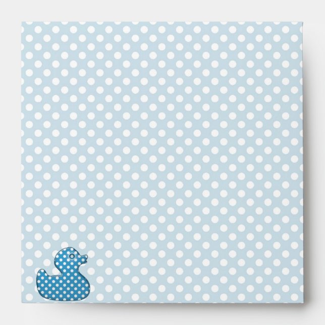 blue baby ducky envelope (Front)