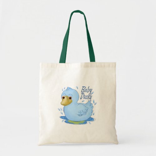 Blue Baby Ducky Tote Bag