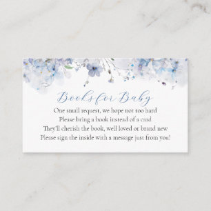 Blue Baby in Bloom Library Request Enclosure Card