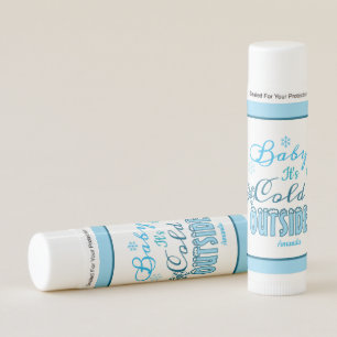 Blue Baby It's Cold Outside Holidays Winter Season Lip Balm