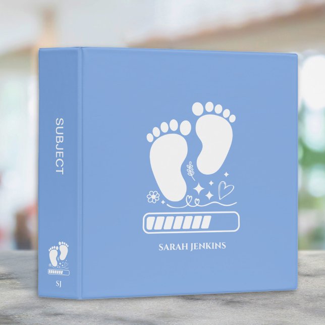 Blue Baby Loading Medical 3 Ring Binder (Creator Uploaded)