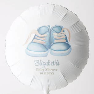 Blue Baby Shoes Baby Shower Balloon