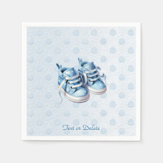 Blue Baby Shoes Napkins