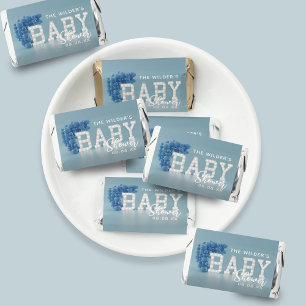 Blue Baby Shower Party Favors Hershey's Miniatures