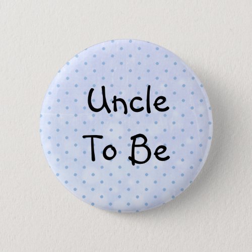 Blue Baby Shower Pin for the Uncle to be