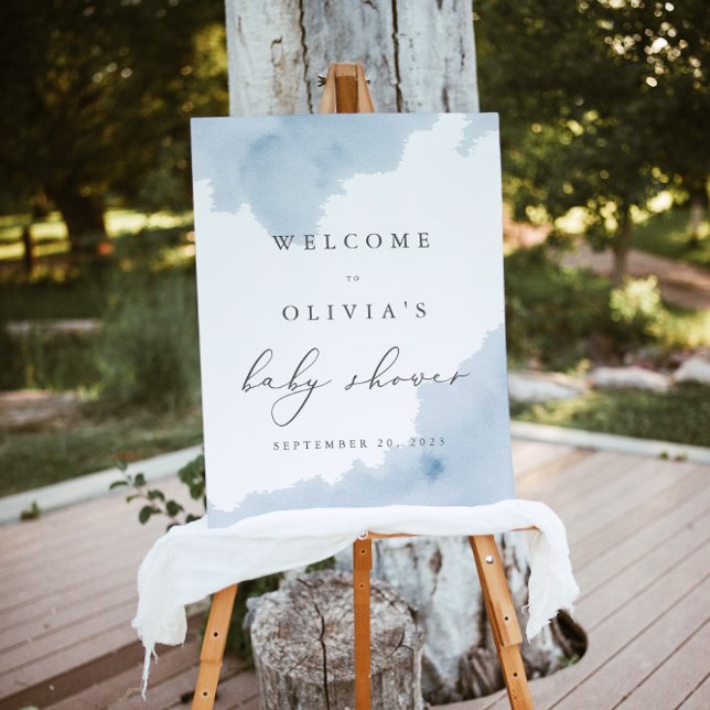 Blue Baby Shower Welcome Sign (Creator Uploaded)