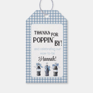 Blue Baby Soda Ready to POP  Gift Tags