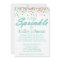 Blue Baby Sprinkle Shower Invite
