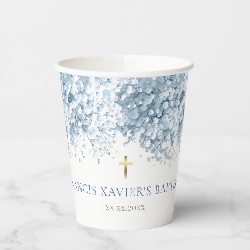 blue Baby's breath Baptism