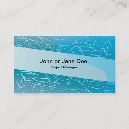 Customizable blue background 5 business card