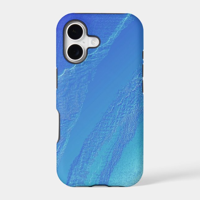 Blue Background Iphone Case (Back)
