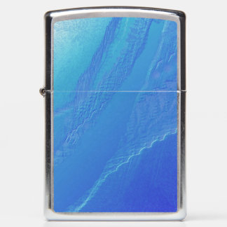 Blue Background... Zippo Lighter
