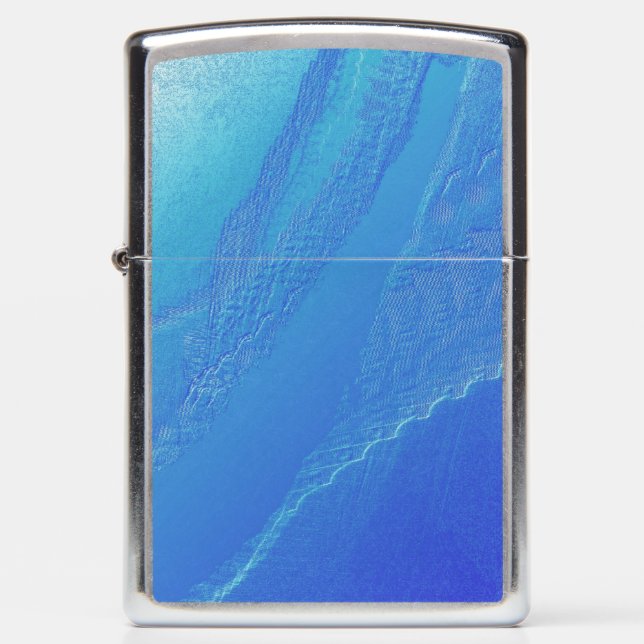 Blue Background... Zippo Lighter (Front)