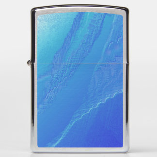 Blue Background... Zippo Lighter