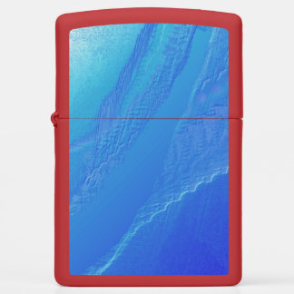 Blue Background... Zippo Lighter