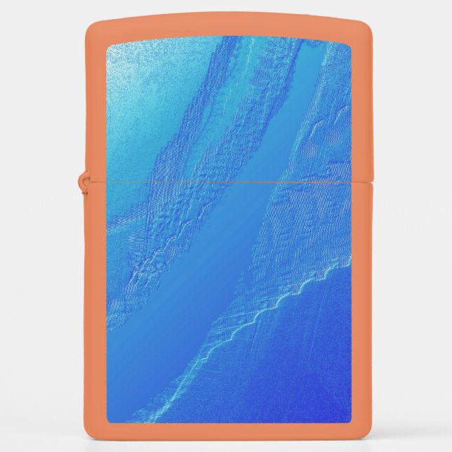 Blue Background... Zippo Lighter (Front)