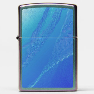 Blue Background... Zippo Lighter