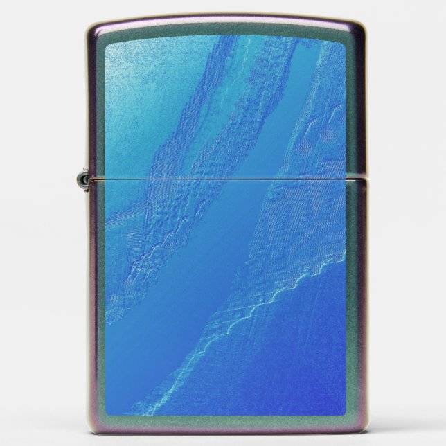 Blue Background... Zippo Lighter (Front)