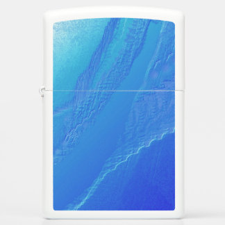 Blue Background... Zippo Lighter