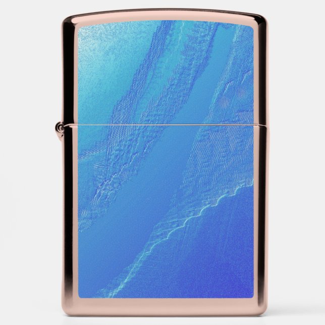 Blue Background... Zippo Lighter (Front)