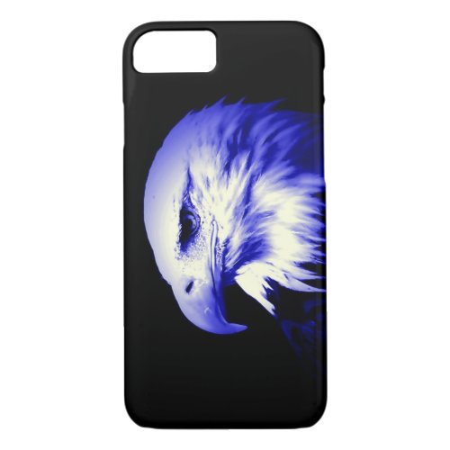 Blue Bald American Eagle iPhone 7 Case