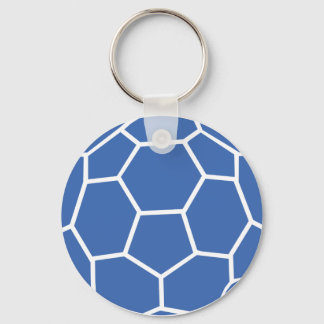 blue ball keychain